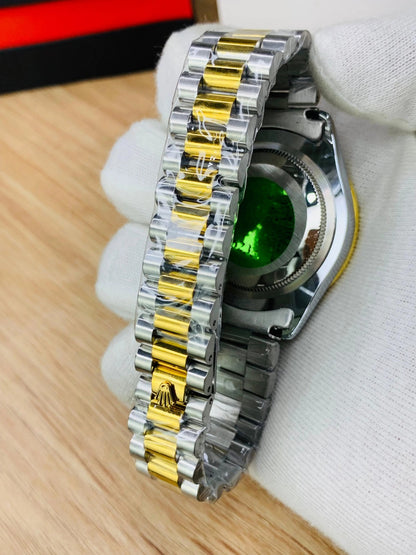 Luxury Men's Analog Quartz Watches – Stainless Steel Chain Strap | Multi-Color Dial Wrist Watches for Men
