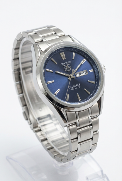 Carrera-Inspired Automatic Blue Dial Men's Watch