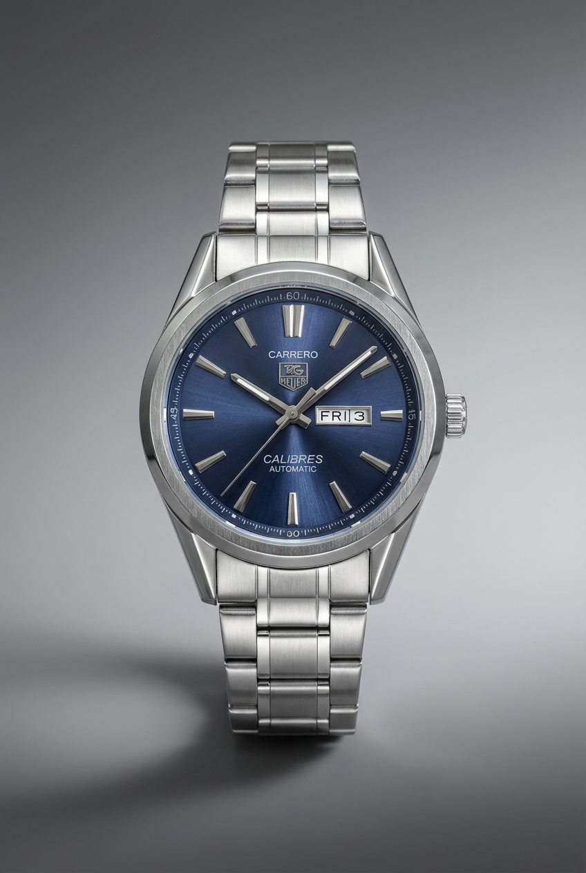 Carrera-Inspired Automatic Blue Dial Men's Watch