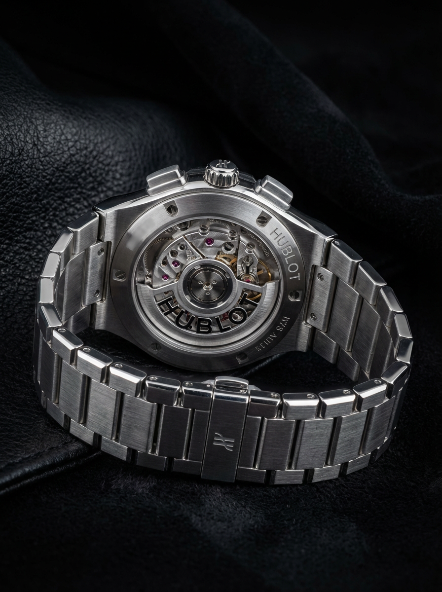 Hublot Skeleton Automatic Luxury Watch – Black Edition