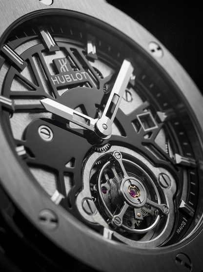 Hublot Skeleton Automatic Luxury Watch – Black Edition